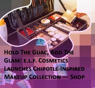 Chipotle makeup bag