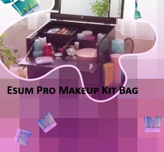 Makeup box with makeup products