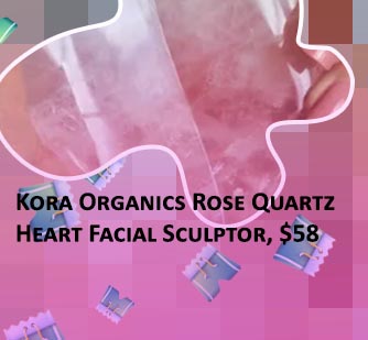Rose quartz face sculptor