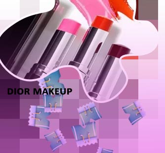 Rouge dior makeup pouch